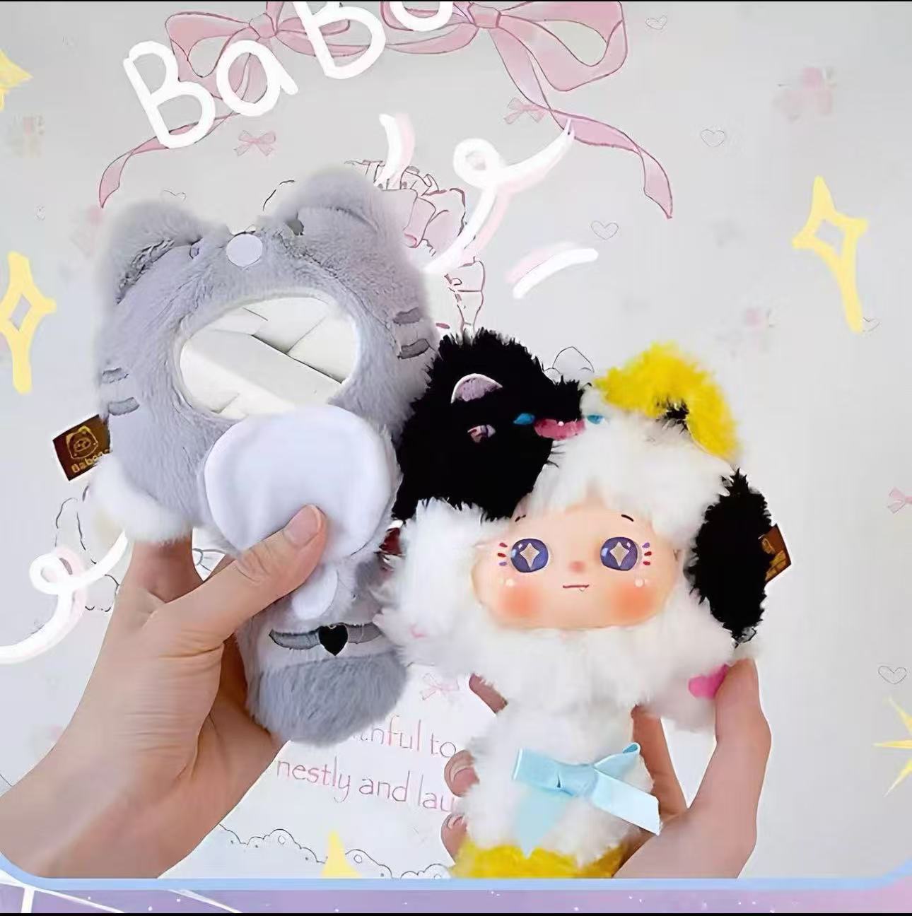 BABU-ネコちゃん、もこもこぬいぐるみ